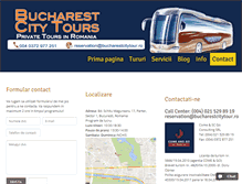 Tablet Screenshot of bucharestcitytour.ro